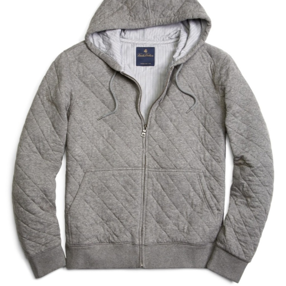 Luxe brooks brothers zip up pin stripe lined